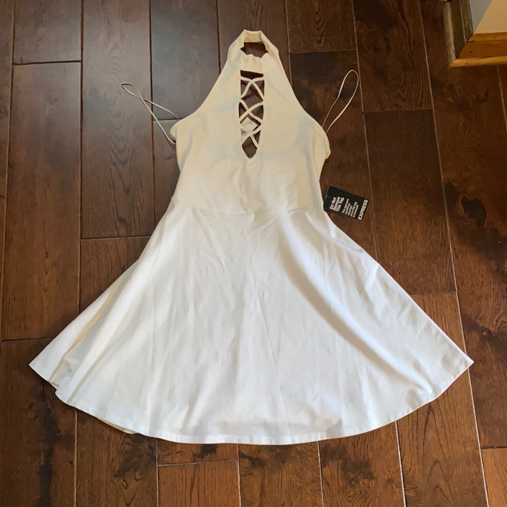 Express white dress